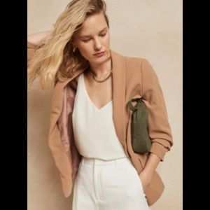 NWT Ruched-sleeve blazer size M